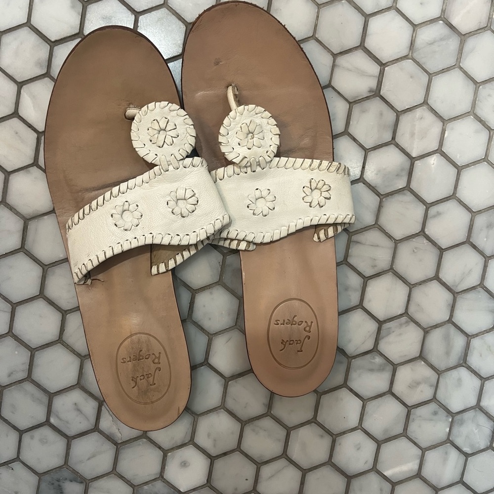 Jack Rogers Women's White Sandals